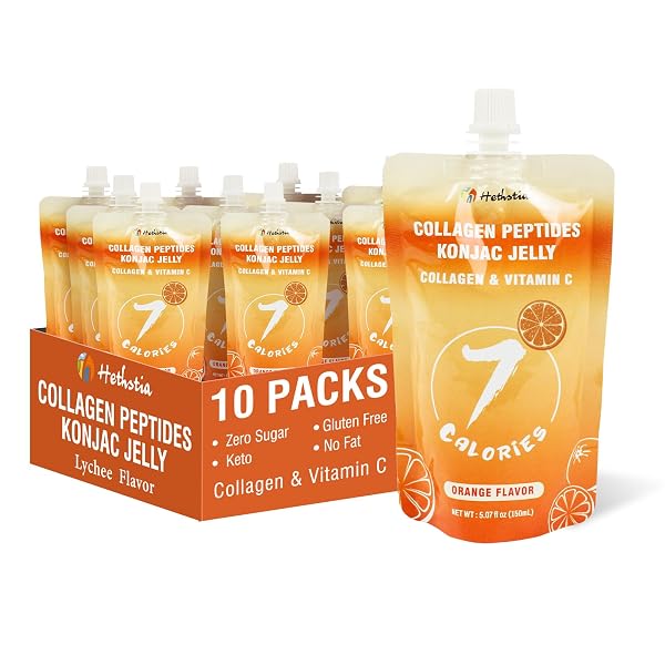 HETHSTIA KONJAC JELLY, 7 CALORIES, ORANGE FLAVOR |...