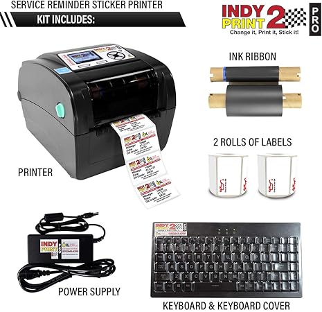 oil change sticker printer machine