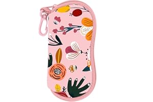 WRIGAEL Sunglasses Case Soft Glasses Cases for Women Pouch Eyeglass Bag Eye Glass Kids Girls Sun Glasses Cute Kawaii