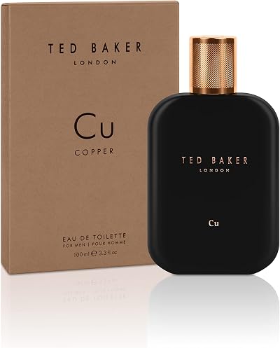 Ted Baker Tonics Cu Copper EDT Fragrance 100ml Grapefruit Bergamot Patchouli