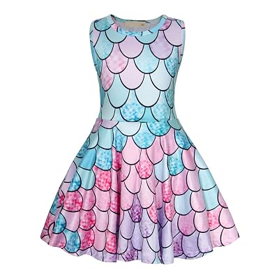chinese dress ladies Disney Princess Ariel Toddler Girl Character Print Bowknot Mesh Ruffle main image 1