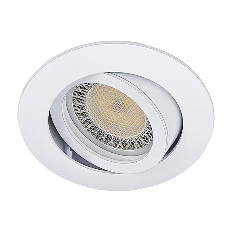 LED Foco empotrado"Lisara" (Moderno) en Blanco hecho de Metal e.o. para