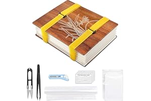 WANDIC Orchid Flower Press Kit, Wooden Art Kit Plant Press Book Flower Fruit Press Kit Leave Press for DIY Art Handicrafts Sp