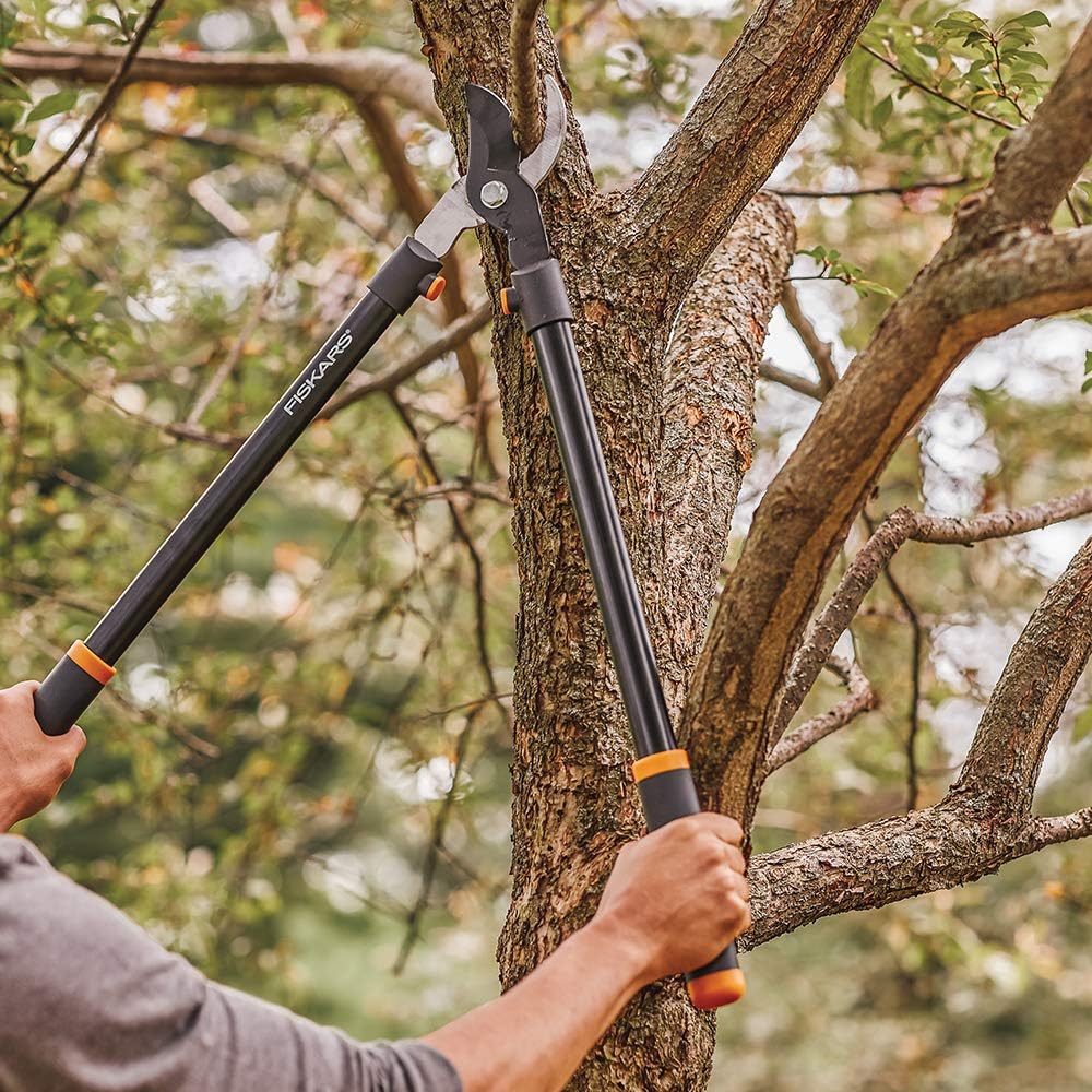 Fiskars 28 Inch Bypass Lopper Black/Orange (391461-1003) : Hand Loppers : Garden & Outdoor