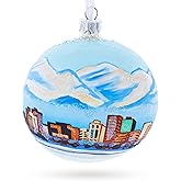 Anchorage, Alaska Glass Ball Christmas Ornament 4 Inches