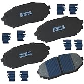 Bendix Premium SBM525 Semi-Metallic Front Brake Pads for Asuna Sunfire 1993, Geo Storm 1993-1990, Isuzu Impulse 1992-1990, Stylus 1993-1991, Mazda Miata 1993-1990