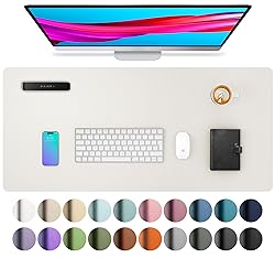 Aothia Leather Desk Pad Protector, Mouse