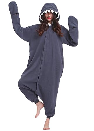 Jumpsuit Onesie Tier Karton Fasching Halloween Kostüm Sleepsuit Cosplay Overall Pyjama Schlafanzug Erwachsene Unisex Lounge K