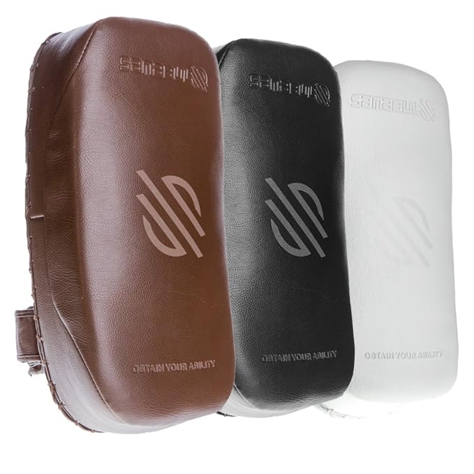 QANYEGN Tamponi Per Calcio Taekwondo, Scudo Per Calci, Tampone Per Boxe Con Paramano, Attrezzatura Per Allenamento Bersaglio Taekwondo Block(Rosso Giallo