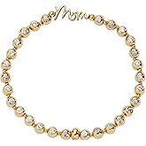 Alex and Ani Mom Elongated Crystal Stretch Bracelet for Women