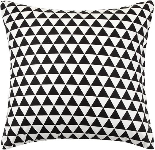 Amazon Com Silver Fern Decor Pettit Black White Triangle