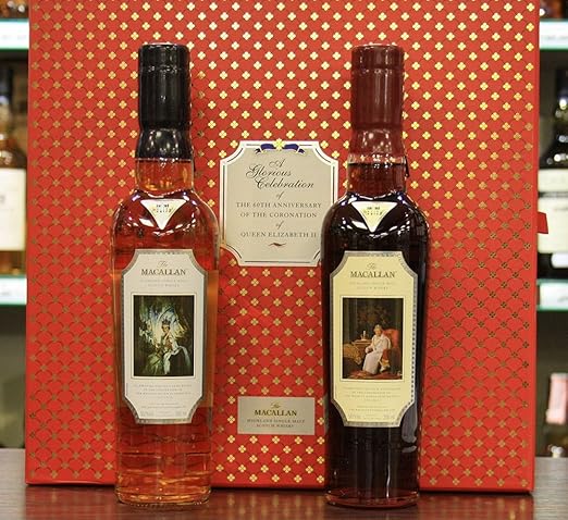 The Macallan Whisky 60th Anniversary Coronation Edition Amazon Co Uk Beer Wine Spirits