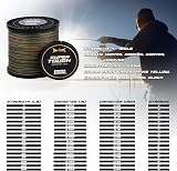 HERCULES Super Tough Braided Fishing Line 12lb 150yd Camouflage Green 4-Strand view 2