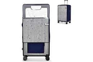 oscaurt Luggage Cover Clear Travel Suitcase Protector Suitcase Covers for Luggage 28 inch Transparent PVC Luggage Cover Protector