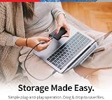 Toshiba Canvio Basics 2TB Portable External Hard Drive USB 3.0 Black view 3