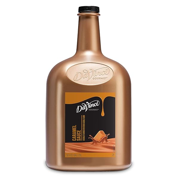 DAVINCI GOURMET CARAMEL SAUCE, 128 FLUID OUNCES (PACK...