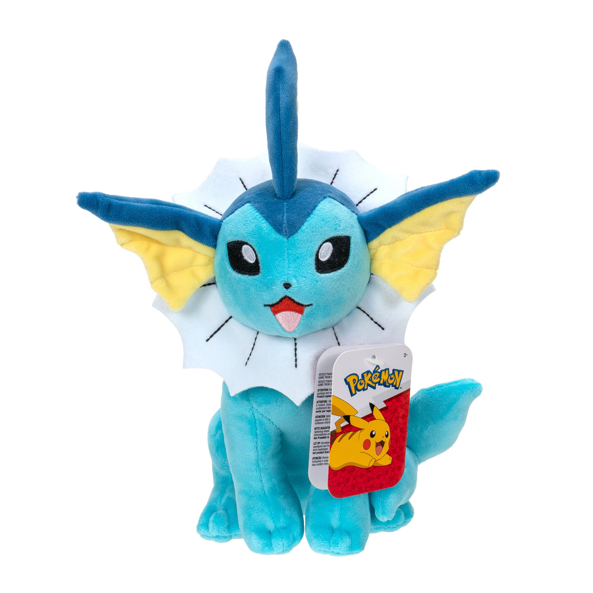 Pokémon 8-Inch Vaporeon Plush - Adorable, Ultra-Soft, Plush Toy, Perfect for Playing & Displaying - Gotta Catch ‘Em All — image 1