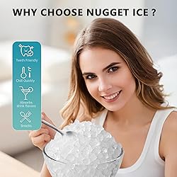 EUHOMY Nugget Ice Maker Countertop with