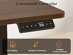 WALKINGDESK 63X55 Inches Reversible L Shaped