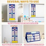 Sanlebi Visual Timetable 132 PECS Cards Weekly Behaviour Charts Now and Next view 2