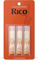 D’Addario Rico Alto Sax Reeds 3.0 - 3 Pack for Beginners