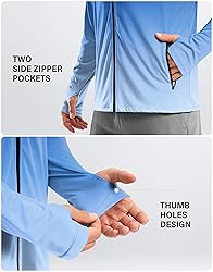 Men's UPF 50+ Sun Protection Hoodie Jacket