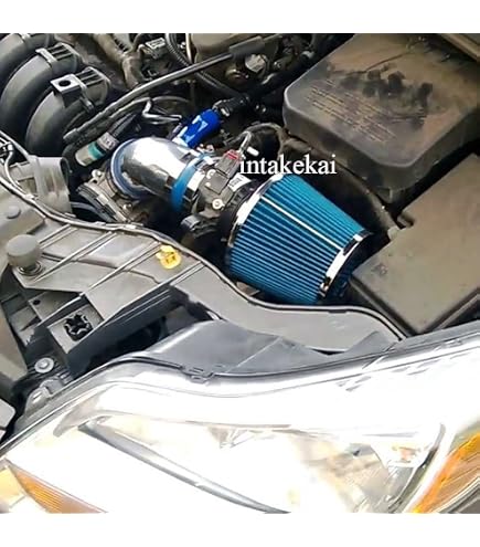 Tubo De Admisión De Aire Frío En Azul Para Mazda 3 2004-2009 2.0L Y 2.3L, Aluminio Pulido, Marca CMP