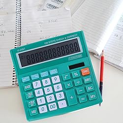 Office Desk Calculator 12 Digits with Solar Power
