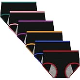 Nalwort Women's Menstrual Period Briefs Girl Ultra Soft Postpartum Cotton Panties Underwear