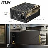 MSI MEG Ai1600T 1600W Titanium ATX 3.1 PSU PCIe 5.1 Dual-Native 12V view 6