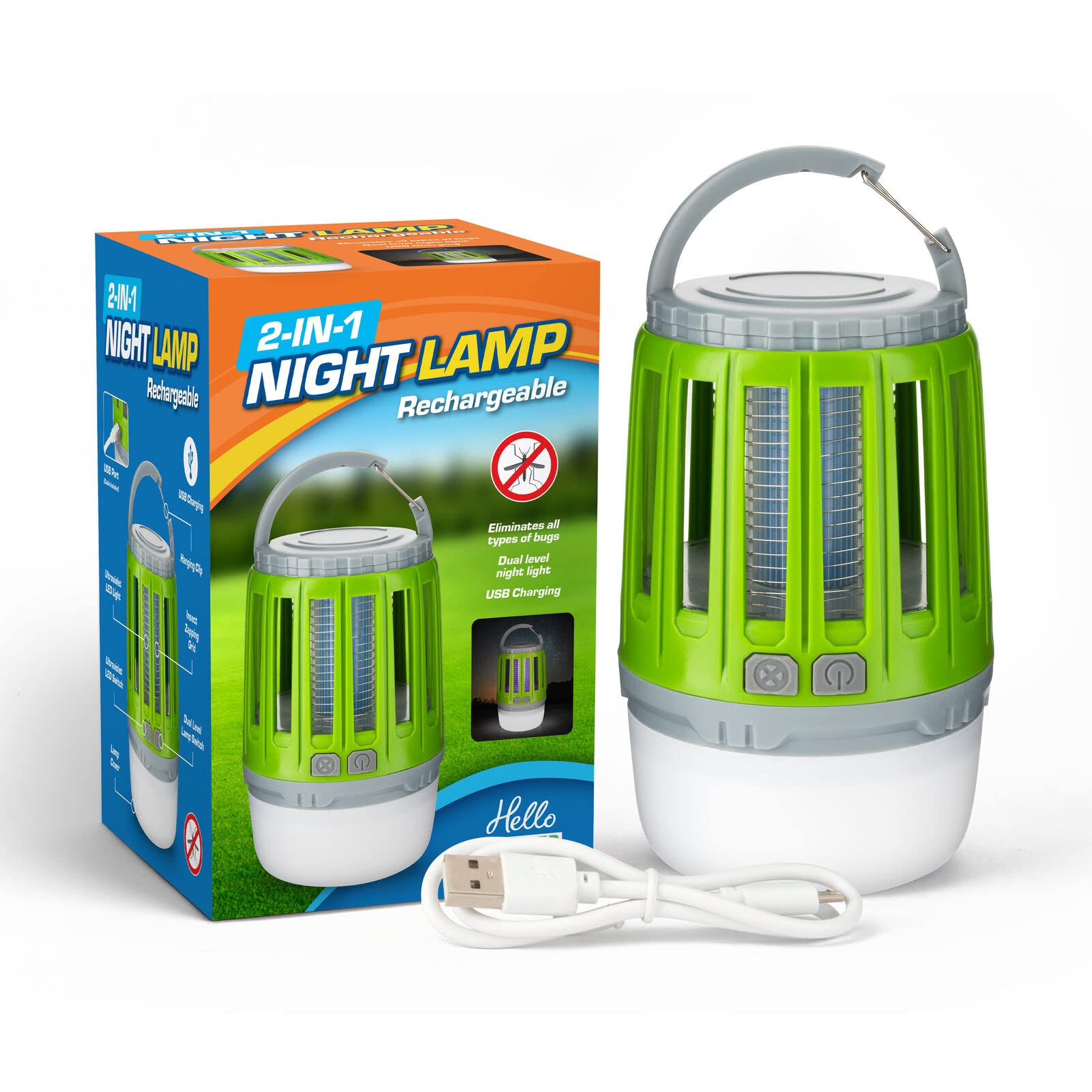 Vivo Mosquito Killer Lamp, Electric Insect Killer Fly Killer Fly Catcher Fly Trap with UV Light Portable Camping Lamp Insect Zapper Indoor Outdoor