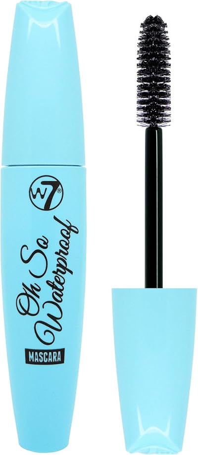 W7 Cosmetics Oh So Waterproof Mascara Black 9g Clump-Free Long Lasting