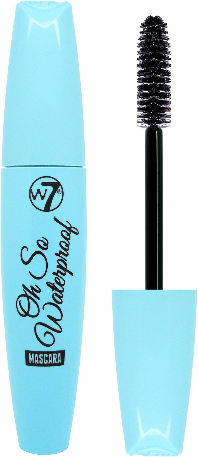W7 Cosmetics Oh So Waterproof Mascara Black 9g Clump-Free Long Lasting