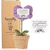 VLOMOT Pet Loss Sympathy Gift - Positive Crochet with Heart-Warming Card - Pet Memorial Gifts for Grieving Friends in Memory of Dog Cat
