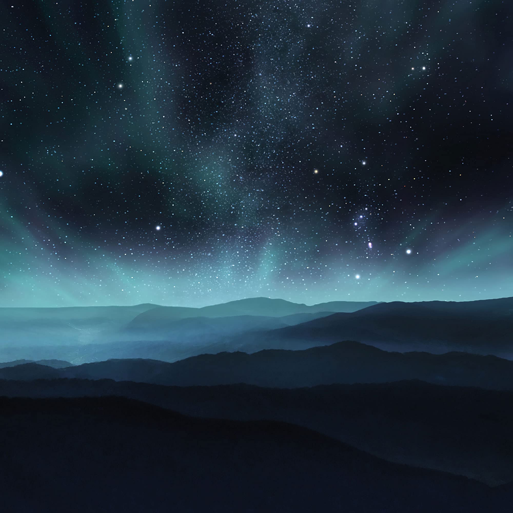 Galerie G78420 Atmosphere Night Sky Mural, 250cm x 318cm