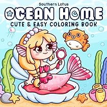Amazon.com: Ocean Home: Coloring Book for Adults and Teens ...