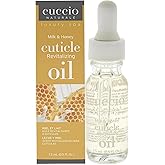 Cuccio Naturale Revitalizing Cuticle Oil - Hydrating Oil For Repaired Cuticles Overnight - Remedy For Damaged Skin And Thin Nails - Paraben/Cruelty-Free Formula - Milk And Honey - 0.5 Oz
