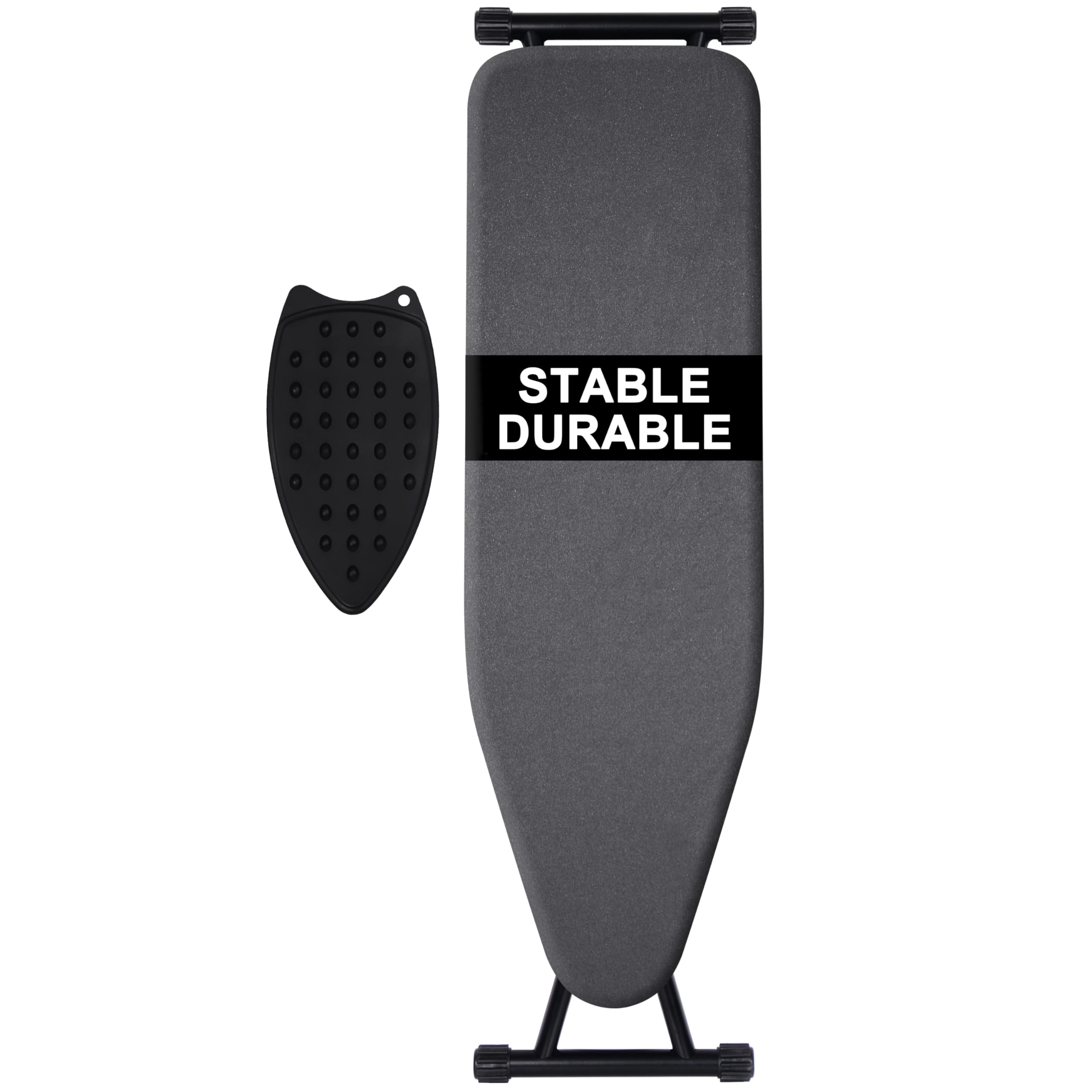 Ironing Board-Foldable Adjustable Height Iron Board with Heat-Resistant Cover - Lightweight and Durable for Home Use