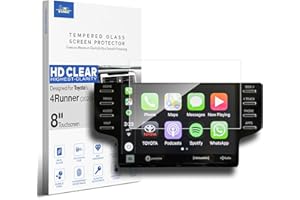 INNOSURE Tempered Glass Screen Protector for Toyota 4Runner (2020-2024) 8" Touchscreen Accessories (HD Clear)
