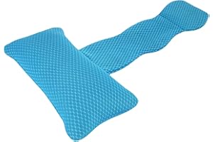 REEZEIVI Headrest Pillow for Patio Chaise Lounge,Chaise Lounge Pillows Outdoor 3D air mesh with Elastic BandNon-Slip Weighted Tail,Quick Drying and Washable Spa Pillow