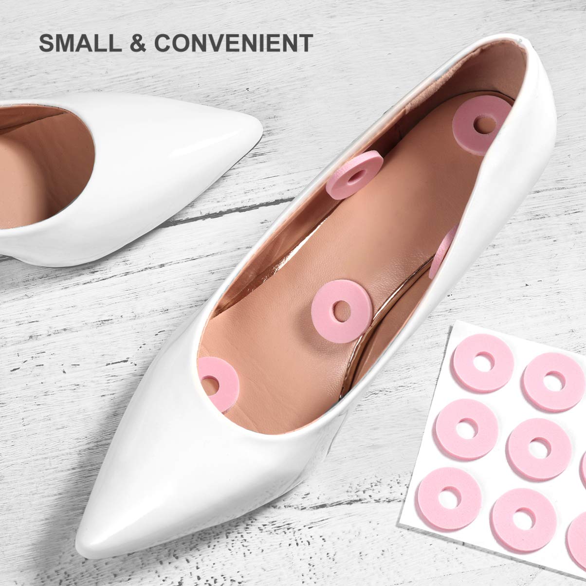 HEALLILY Foam Callus Cushion Self Adhesive Soft Foam Callus Cushions Toe Pads Corn Protector Callus Cushions for Pain Relief Feet Toes 108PCS 12 Sheets : Beauty