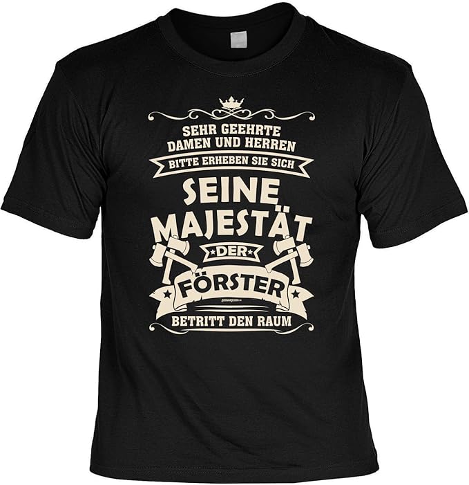 Jäger SprücheShirt lustiges TShirt Motiv Jagdsport/Jagen Seine