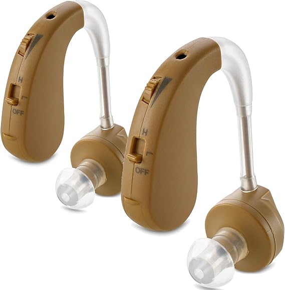 Digital Hearing Amplifier BTE Behind The Ear Sound Amplifier Pair and