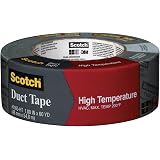 3M 2113NA High-Temperature Flue Tape – 1.5 Inch X 5 Yards, Silver, 1 Roll 4 thumbnail image