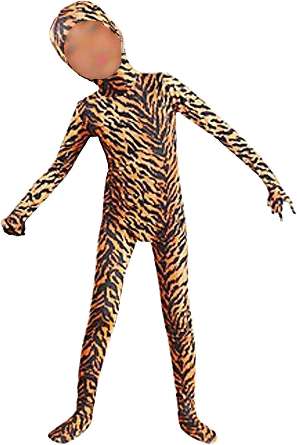 Seeksmile Kids Costume Full Body Lycra Zentai Suit Face Open