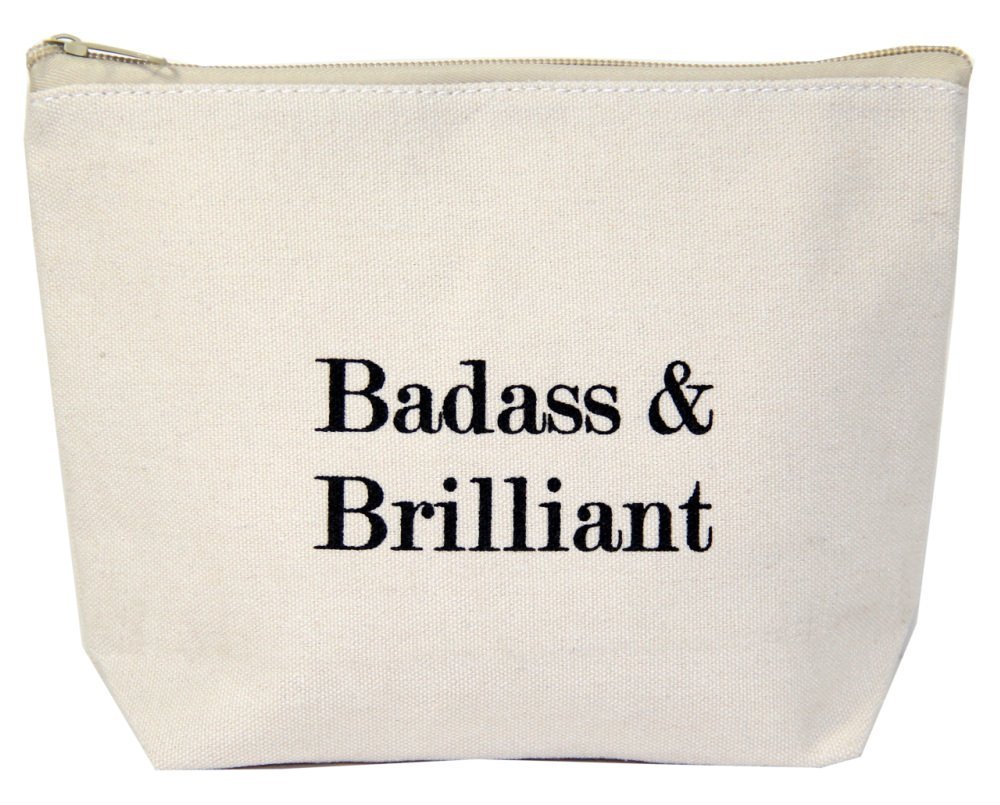 Best Canvas Makeup Bag With Quote