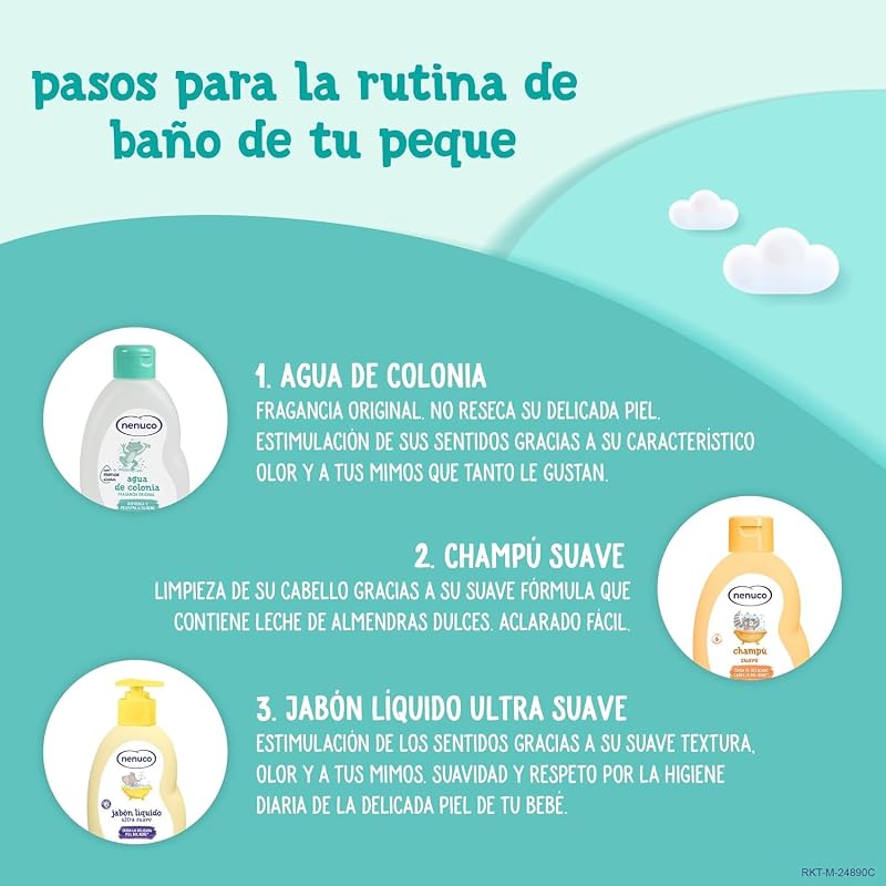 Mochila de caminhada Penguin Baby Pack, com gama completa, colónia, sabonete, champô, 3x200ml