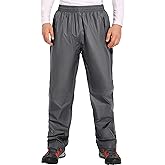 JAEZZIY Men's Rain Pants Waterproof Pants Windproof Lightweight Hiking Pants for Outdoor Work, Golf, Fishing, Hiking