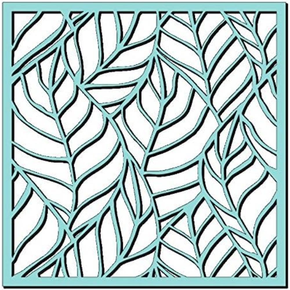 Sweet Dixie Skeleton Leaves Stencil, 6 x 6-Inch,SDST0019