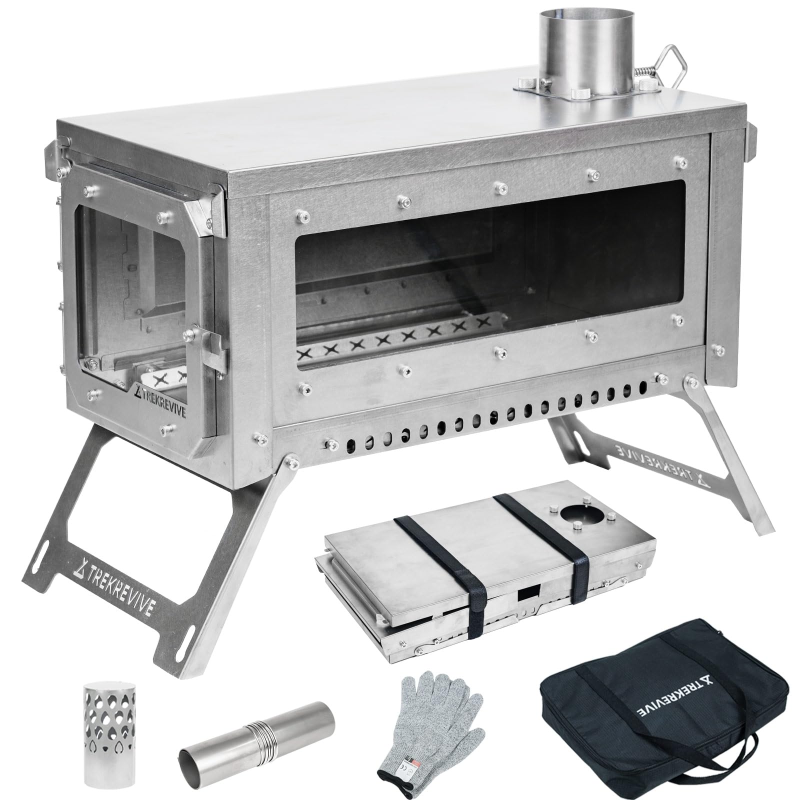 Mua RIDGE Titanium Hot Tent Stove, Portable Folding Tent Wood Burning